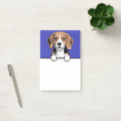 Beagle Cute Peeking Dog Lover Gifts Stationery ポストイット (オフィス)