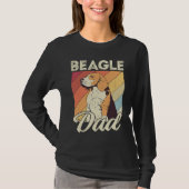 Beagle dad dog dad daddy master dogs beagle tシャツ (正面)