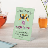 Beagle day 台座サイン (インサイチュ)