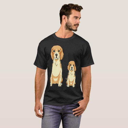 Beagle dog  1 tシャツ (正面フル)