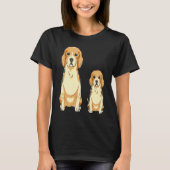 Beagle dog  1 tシャツ (正面)