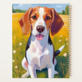 Beagle Dog Art Painting プランナー手帳 (裏面)