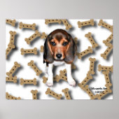 Beagle & Dog Biscuits Poster ポスター (正面)