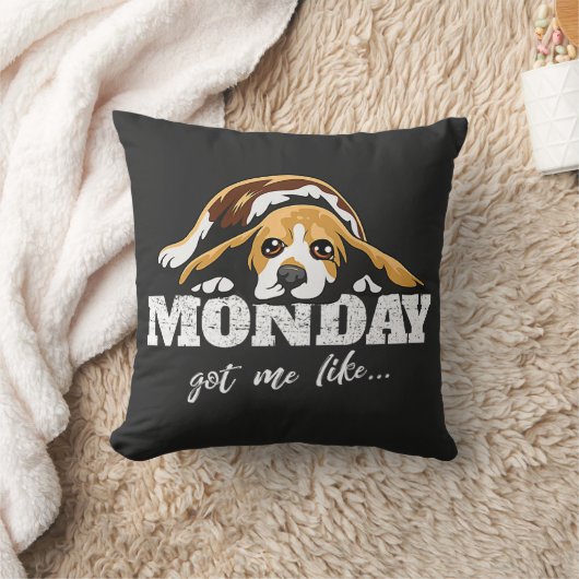 Beagle Dog Breed Premium/Beagle愛犬家 クッション (ブランケット)