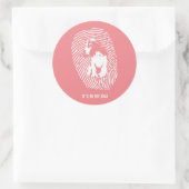 Beagle Dog Breed Premium/Beagle愛犬家 ラウンドシール (バッグ)