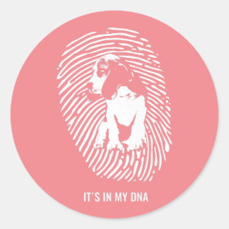 Beagle Dog Breed Premium/Beagle愛犬家 ラウンドシール