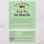 Beagle Dog Day Mailing  便箋 (正面)