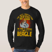 Beagle dog funny saying_2 tシャツ (正面)