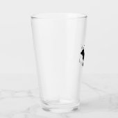 Beagle Dog � Halloween Moon Silhouette Oversized T タンブラーグラス (右)