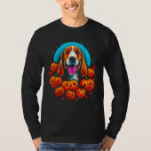 Beagle Dog Halloween Tシャツ (正面)