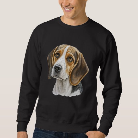 Beagle Dog Lover Mom & Dad スウェットシャツ (正面)