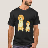 Beagle Dog Mama Puppy Hunting Dog   Tシャツ (正面)