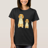 Beagle Dog Mama Puppy Hunting Dog Tシャツ (正面)