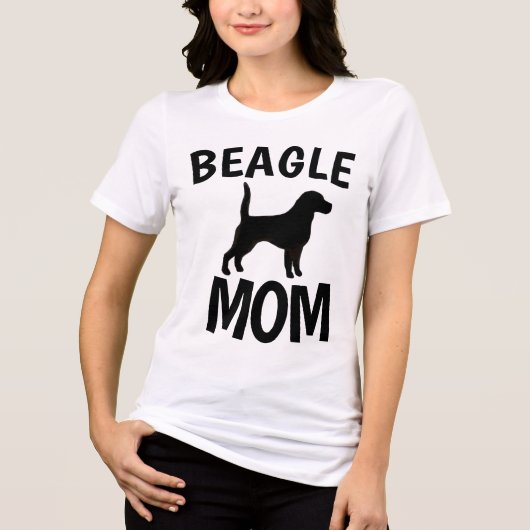 BEAGLE DOG MOM Tシャツ (正面)