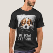 Beagle Dog Owner Official Sleep Tシャツ (正面)