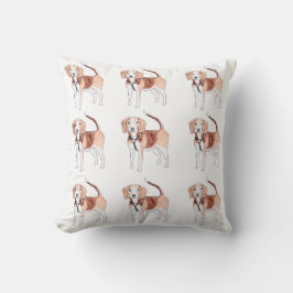 Beagle  Dog Pattern クッション