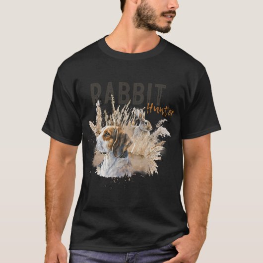 Beagle Dog Rabbit Hunter Rabbit Hunting Rabbiting  Tシャツ (正面)