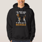 Beagle Dog  Rather Be At Home With My Beagle パーカ (正面)