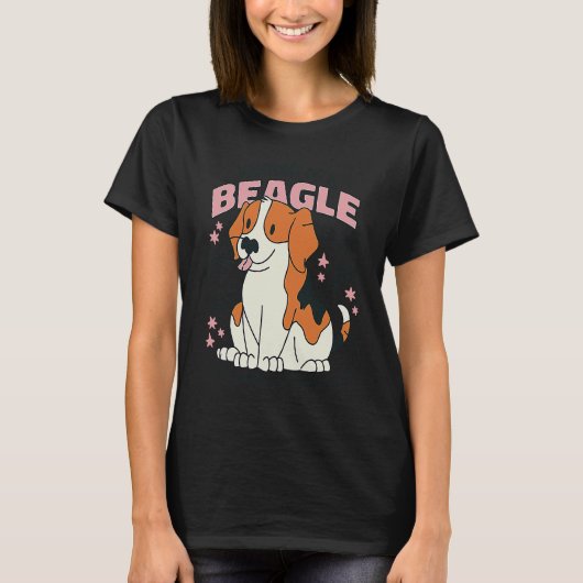 Beagle dog tシャツ (正面)