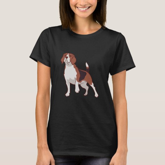 Beagle Dog Tシャツ (正面)