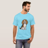 Beagle Dog Tシャツ (正面フル)