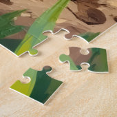 Beagle Dog Valentine's Day Heart Treasure Art ジグソーパズル (側面)