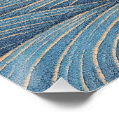 Beagle dog with starry sky and water 002 ポスター (コーナー)