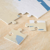 Beagle Dogs Christmas Snow Holiday ジグソーパズル (側面)