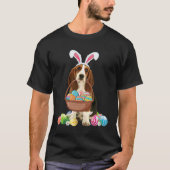 Beagle Easter Day Bunny Eggs Easter Costume Tシャツ (正面)