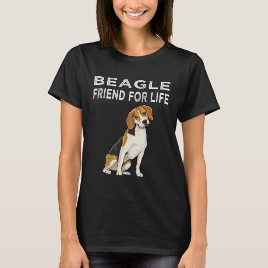 Beagle Friend For Life Dog Friendship Beagle Tシャツ (正面)
