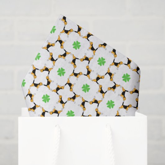 Beagle Good Luck  薄葉紙 (ギフトバッグ)