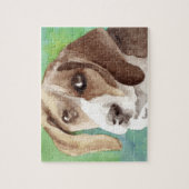 Beagle Hound Dog Art Puzzles ジグソーパズル (縦)