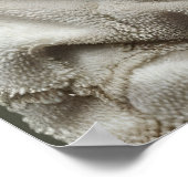 Beagle in Bathrobe Print, Funny Bathroom Dog Art ポスター (角)