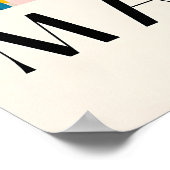 Beagle in Bathtub Art Print Matisse Style Dog ポスター (角)