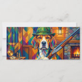 Beagle Jäger Pop Art – Moderner Jagdhund (正面)