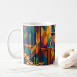 Beagle Jäger Pop Art – Moderner Jagdhund コーヒーマグカップ