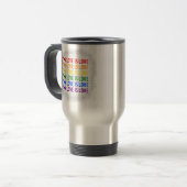 Beagle Love Is Love Rainbow Lgbt Dog Lovers トラベルマグ (正面左)
