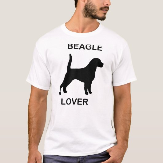 Beagle lover tシャツ (正面)