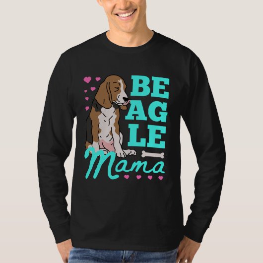 Beagle Mama Beagles Mom Dog Owner Beagle Tシャツ (正面)