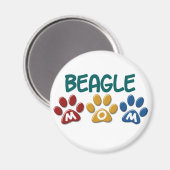 BEAGLE MOMポープリント マグネット (正面/裏面)