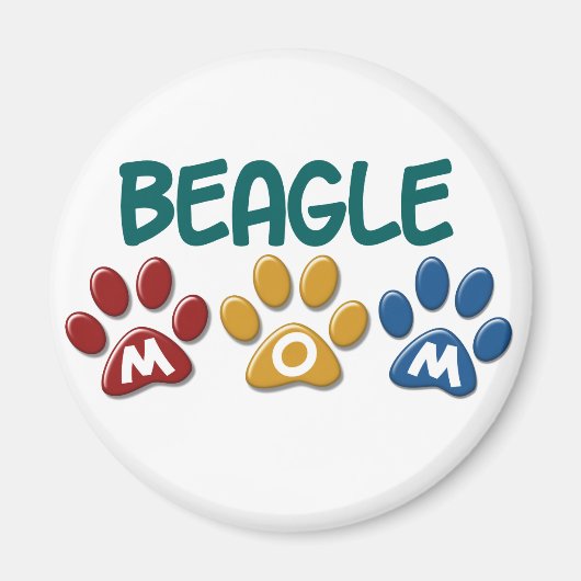 BEAGLE MOMポープリント マグネット (正面)