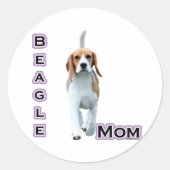 Beagle Mom 4 – シール (正面)