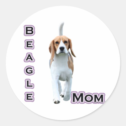 Beagle Mom 4 – シール (正面)