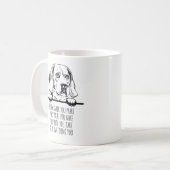 Beagle Mug, Beagle Gift, Beagle Mama Coffee Mug コーヒーマグカップ (正面左)