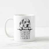 Beagle Mug, Beagle Gift, Beagle Mama Coffee Mug コーヒーマグカップ (左)
