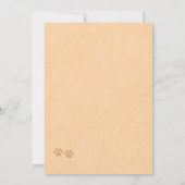 Beagle New House Moving Announcement Card 招待状 (裏面)