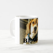 beagle pic w名 コーヒーマグカップ (正面左)