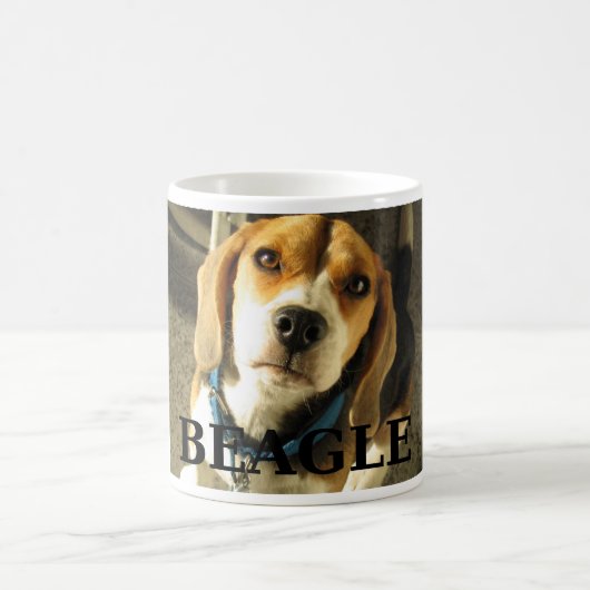 beagle pic w名 コーヒーマグカップ (中央)