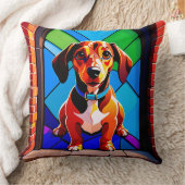 Beagle Portrait Standing クッション (ブランケット)