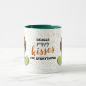 Beagle Puppy Kisses Fix Everything Mug マグカップ (中央)